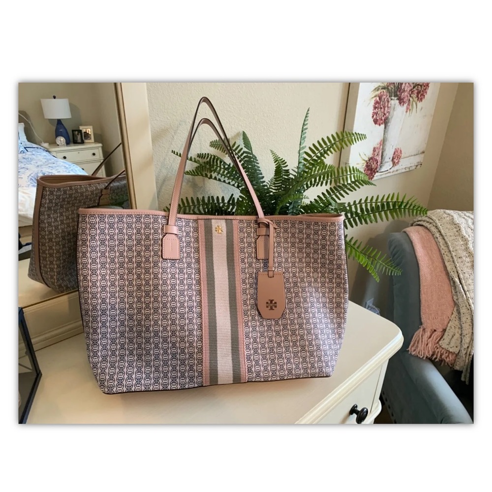 Tory Burch Gemini Link Extra Large Tote - Pink